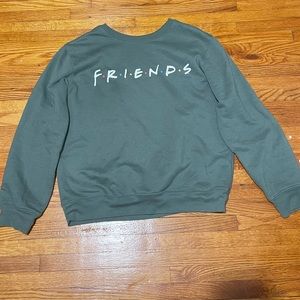Unisex Friends Sweatshirt Unisex Green Long sleeve